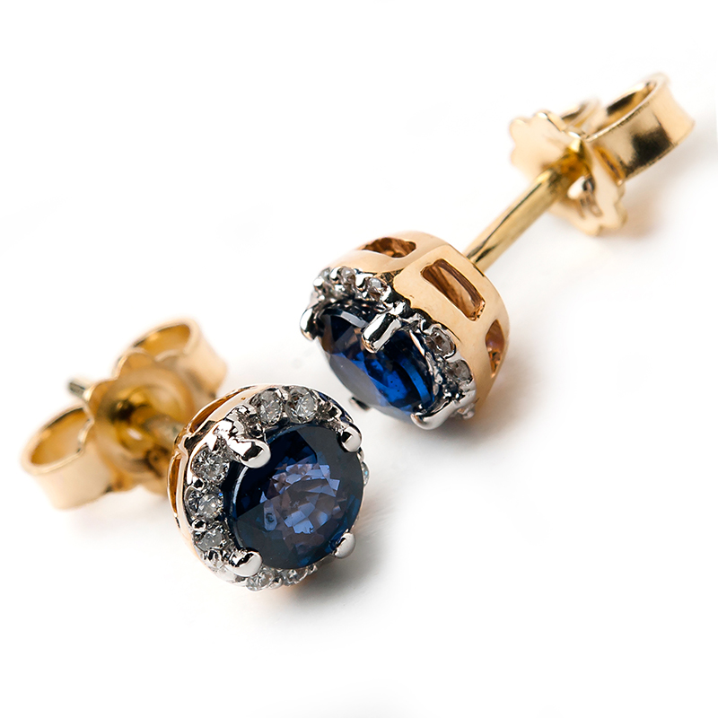 Sapphire earrings